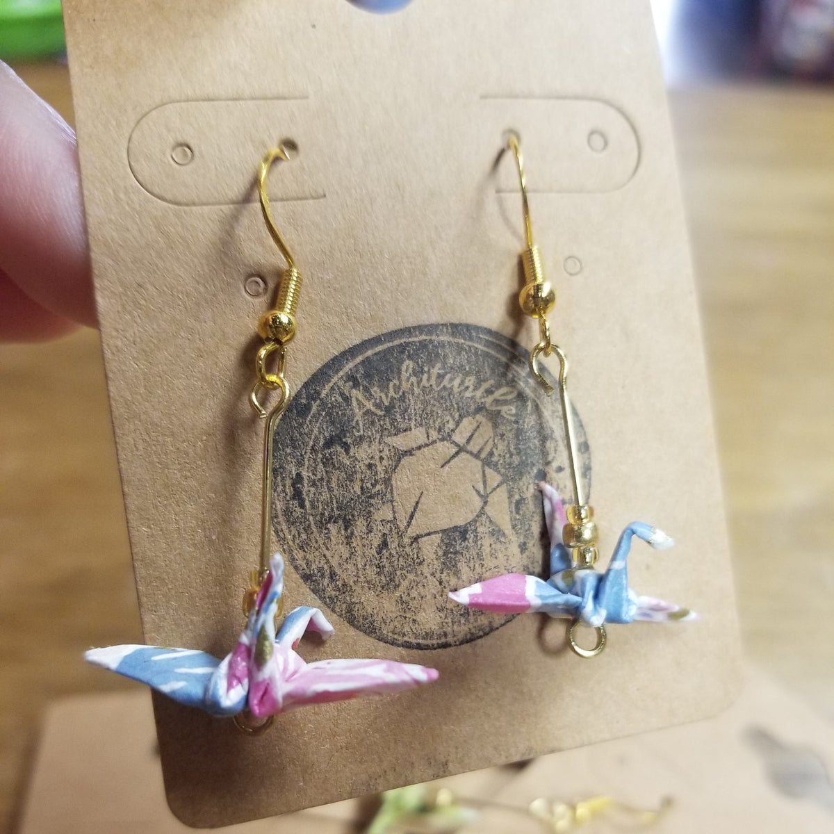 Origami Crane EARRiNGS