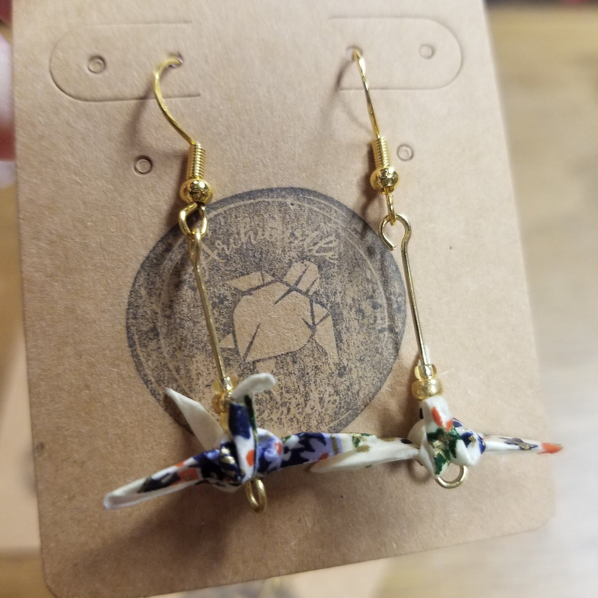 Origami Crane EARRiNGS