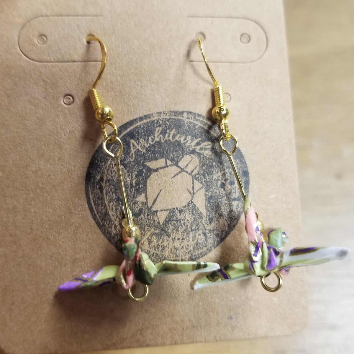 Origami Crane EARRiNGS
