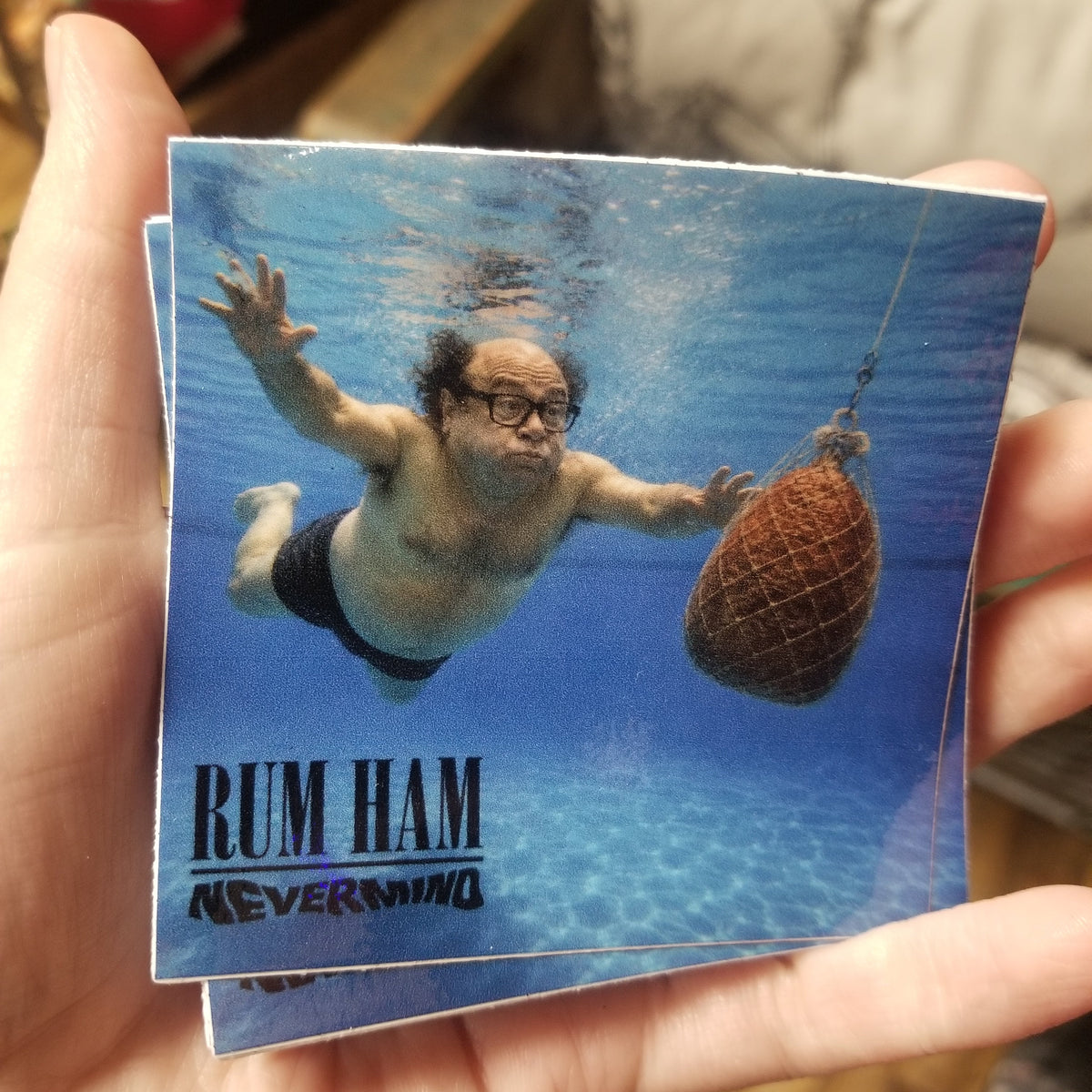Rum Ham Nevermind STICKER