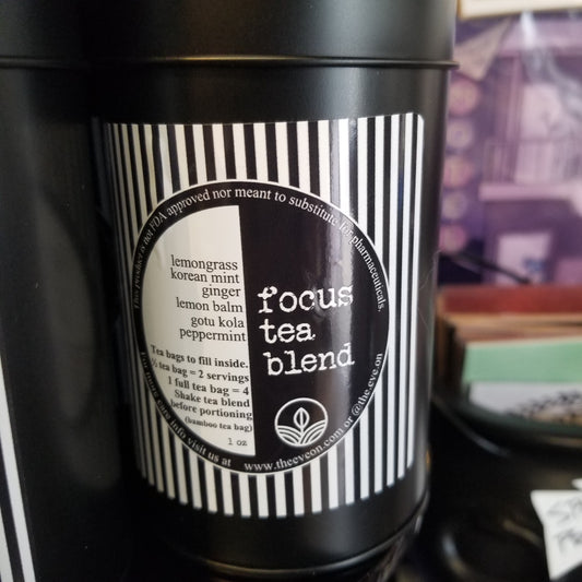 Focus Tea Blend Loose Leaf HERBAL TEA + tea bags