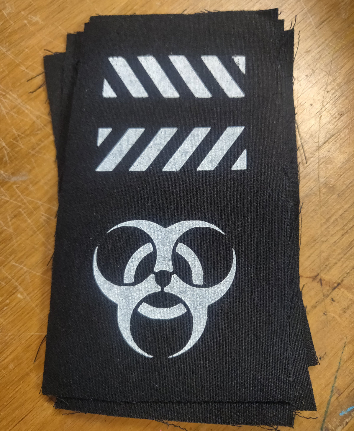 Caution Toxic Sew-on PATCH