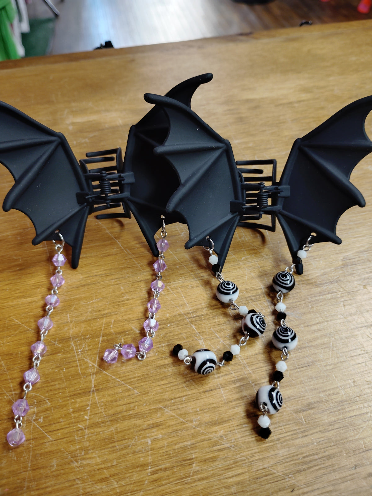 Bat Beaded HAIR CLIP by Lavish-Li Made