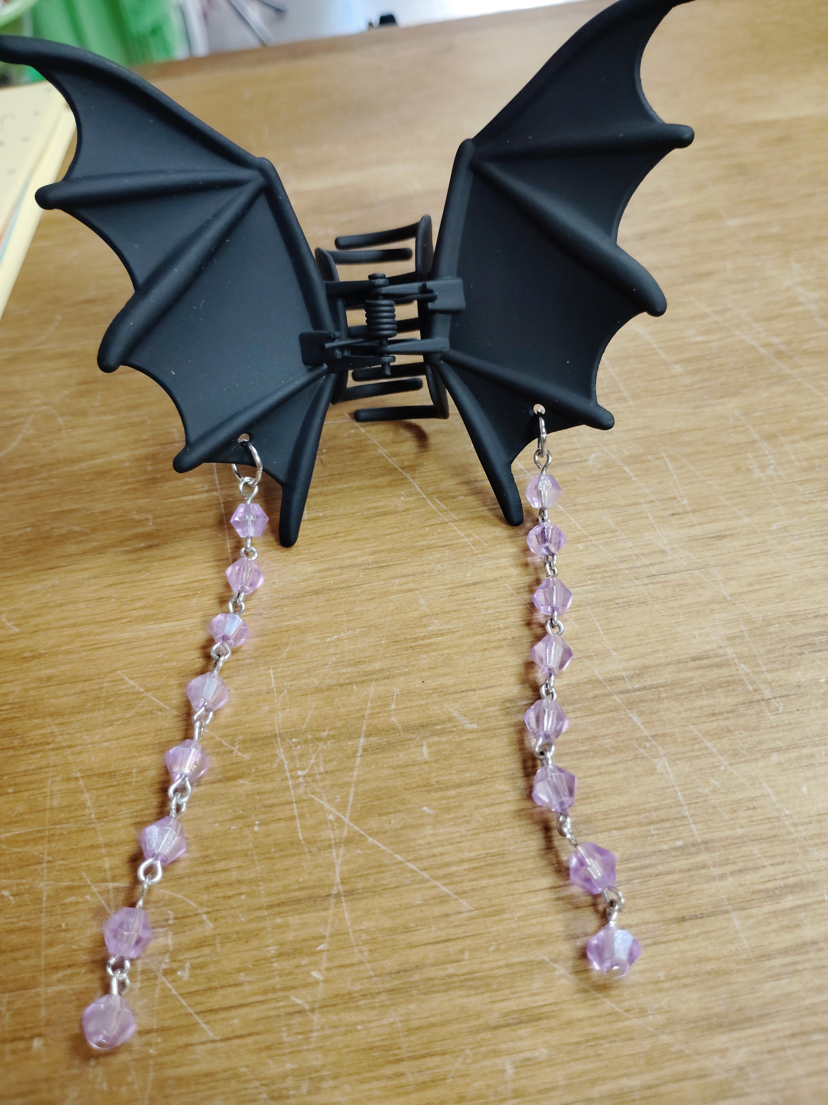 Bat Beaded HAIR CLIP by Lavish-Li Made