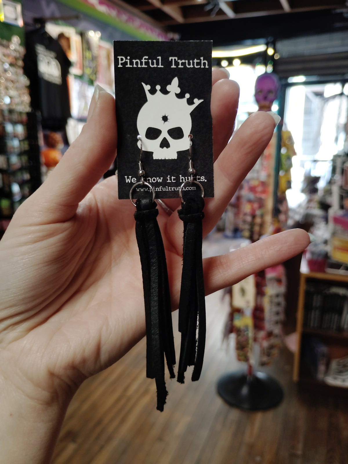 Leather Tassel EARRiNGS
