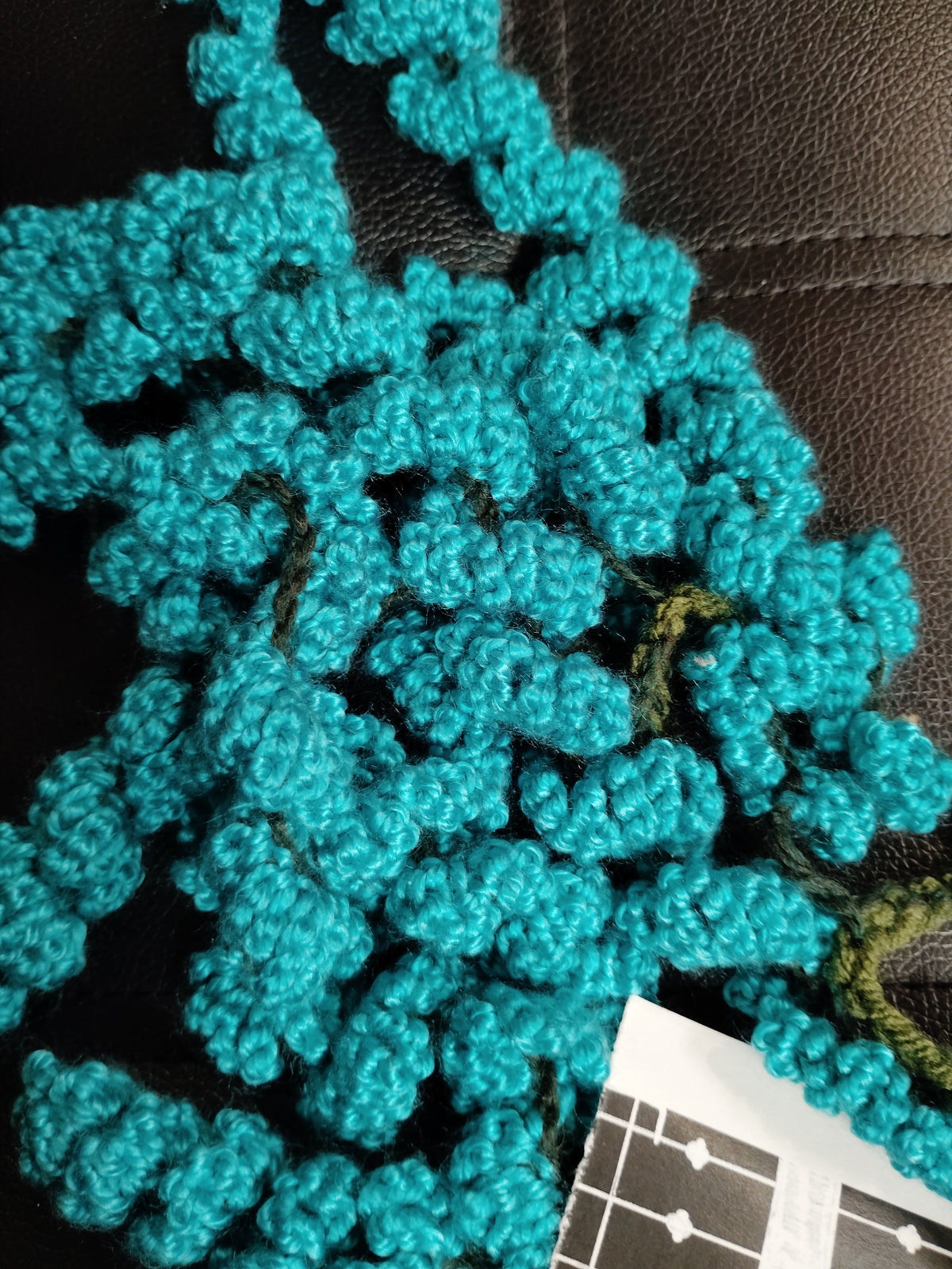 Crochet Wisteria Garland Vertical
