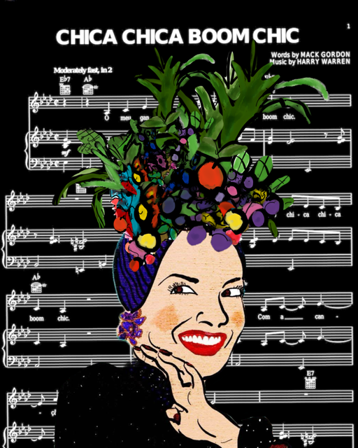 Chica Boom Sheet Music PRiNT by Jim Smith