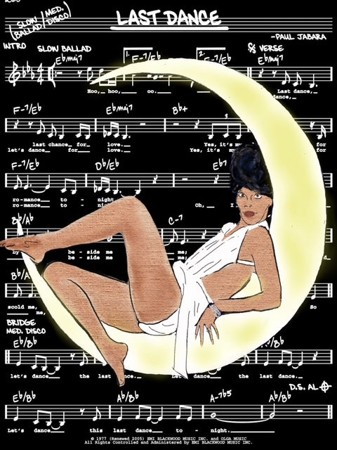 Last Dance Sheet Music PRiNT by Jim Smith