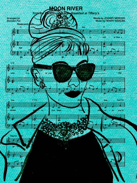 Audrey Moon Sheet Music PRiNT by Jim Smith