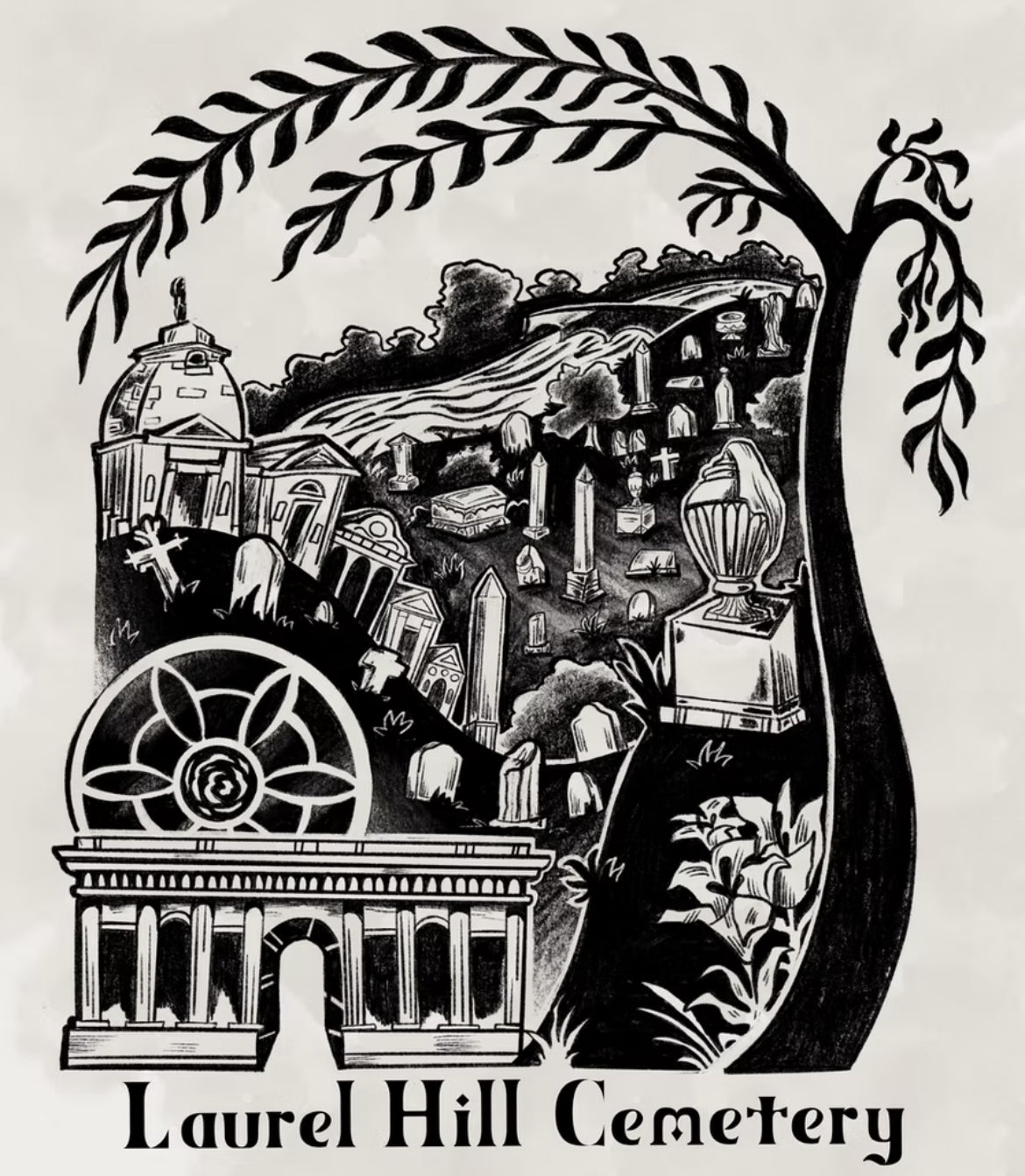 Laurel Hill PRiNT by Spawn's Art