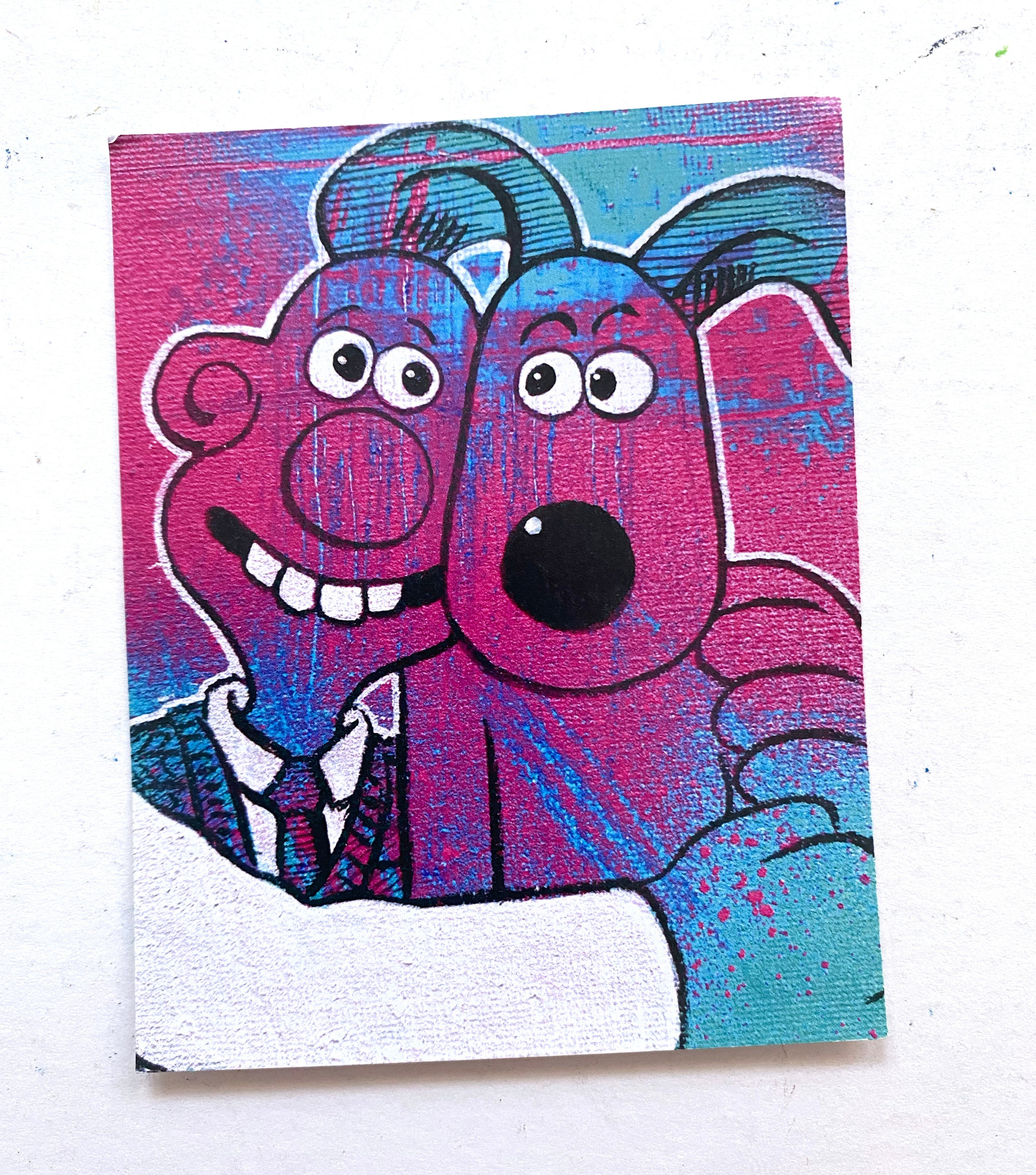Wally and Grommy STICKER