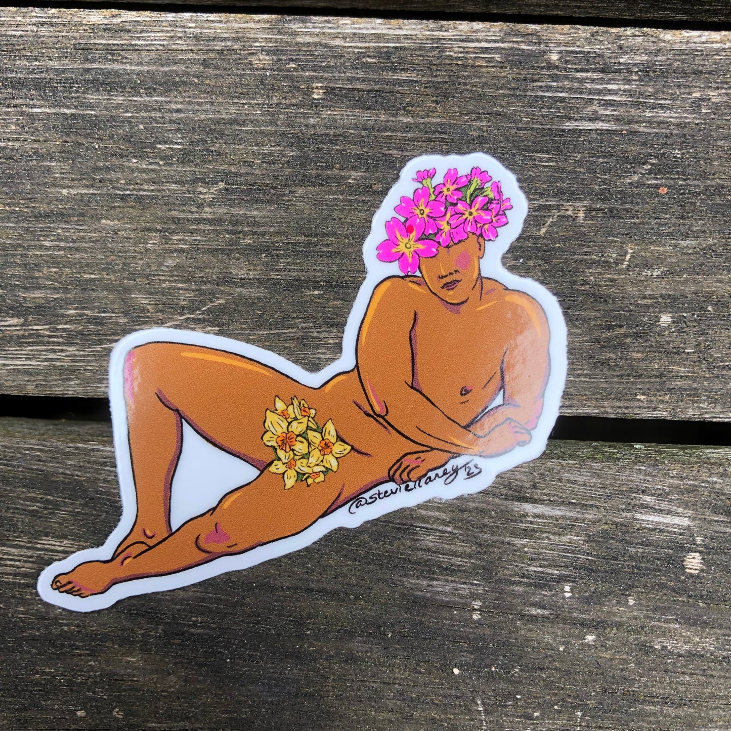 Very Flower Figure STICKER