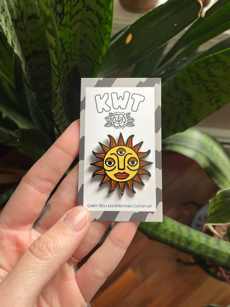 Sun ENAMEL PIN by KWT