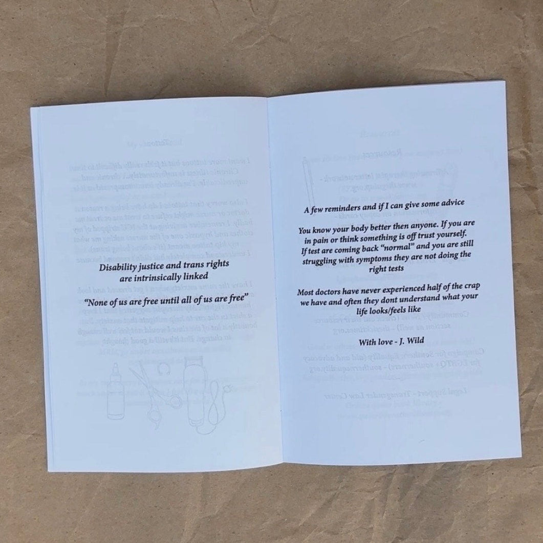 Disability Transness & Clothing ZiNE