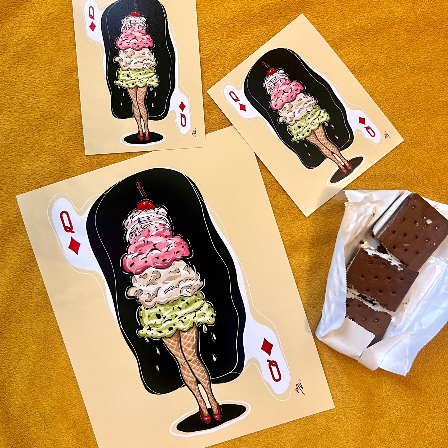 Ice Cream Cone Legs PRINT