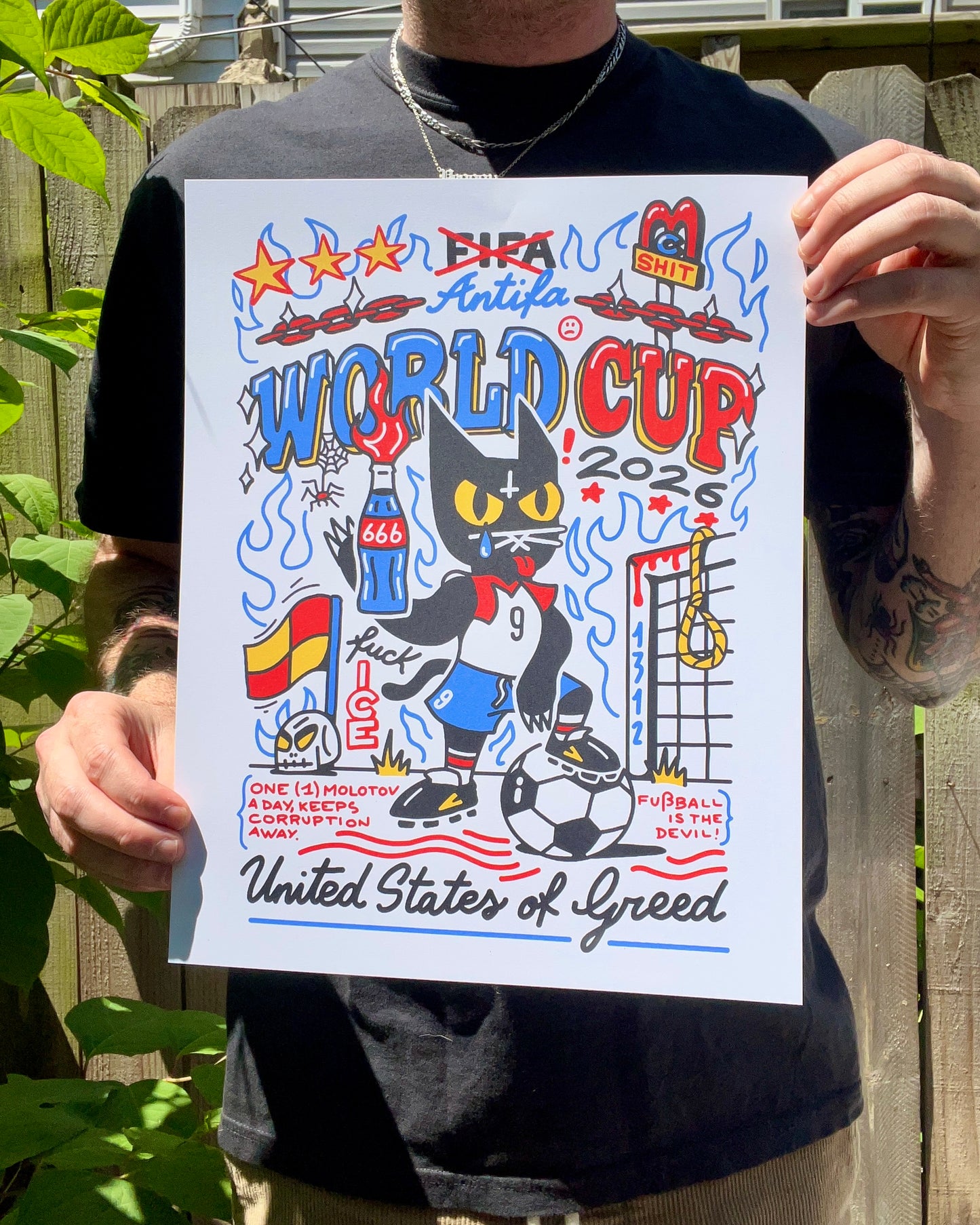 World Cup PRINT by the666cat