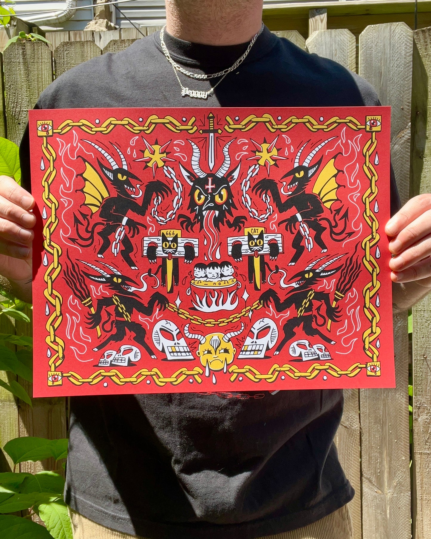 Devils PRINT by the666cat