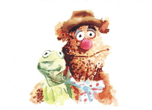 Fozz and Kermie 5x7" PRiNT