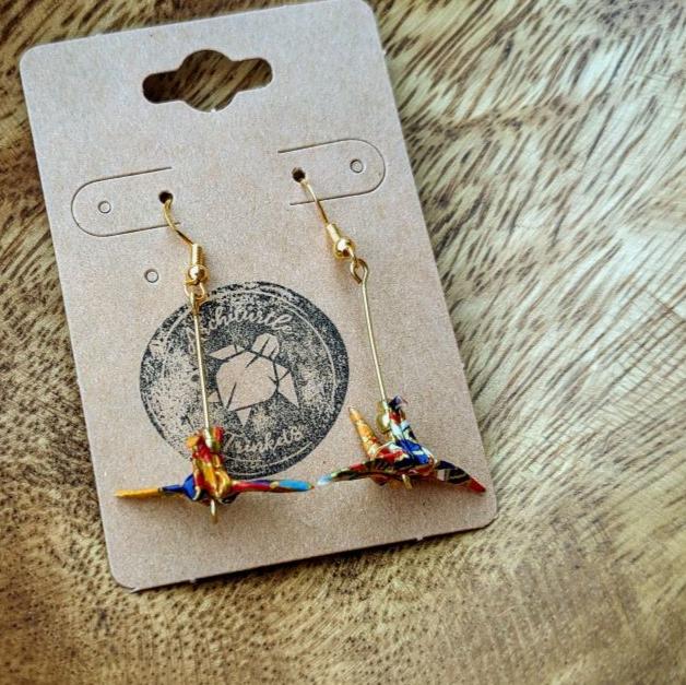 Origami Crane EARRiNGS