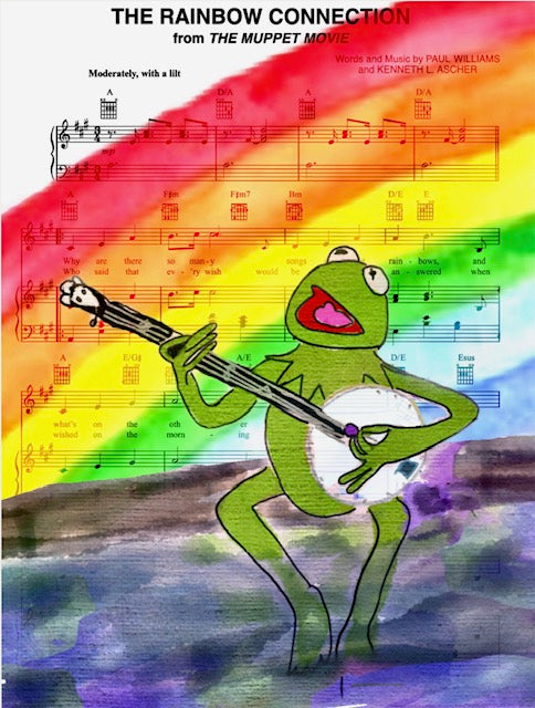 Kermit's Rainbow Sheet Music PRiNT by Jim Smith
