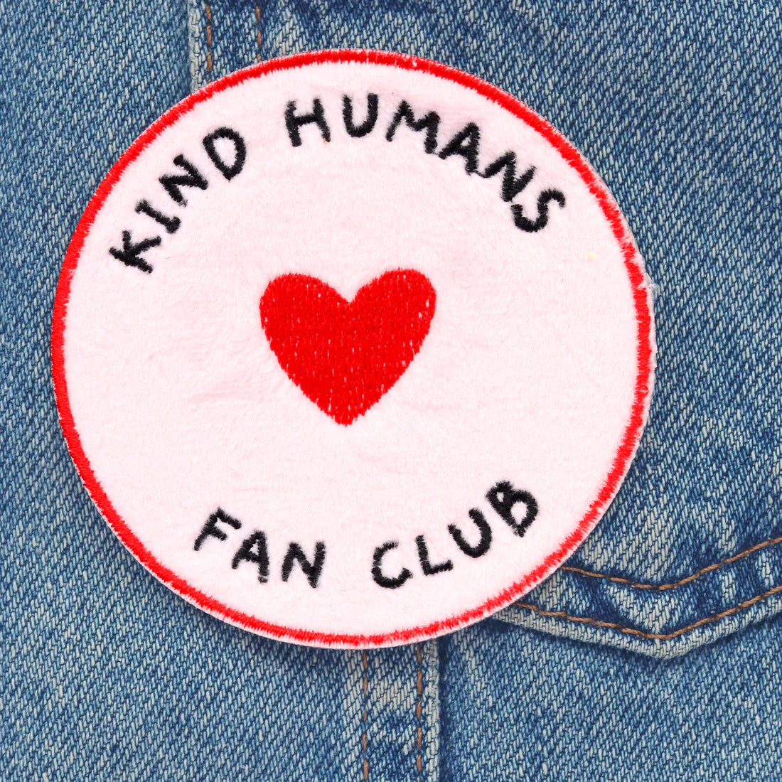 Kind Humans Fan Club Iron-on PATCH by fluffmallow