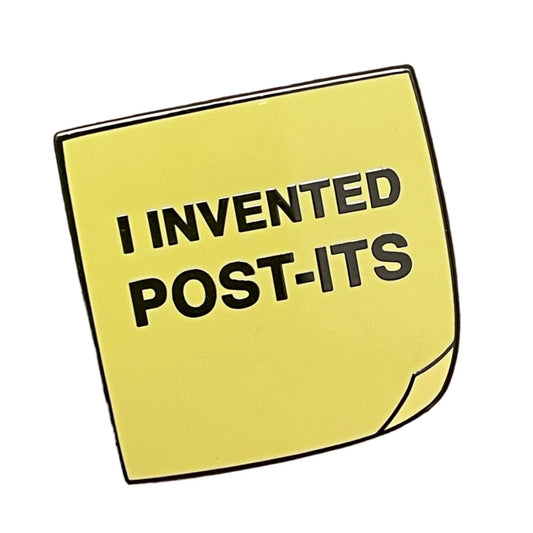 I Invented Post-Its ENAMEL PIN