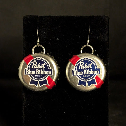 Recycled PBR Cap EARRiNGS by Sixth House Ego