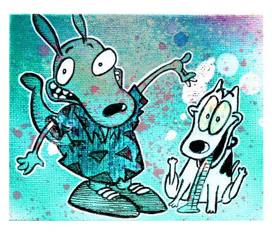 Spunky and Rocko STICKER