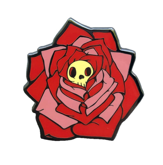 Rose Skull ENAMEL PiN