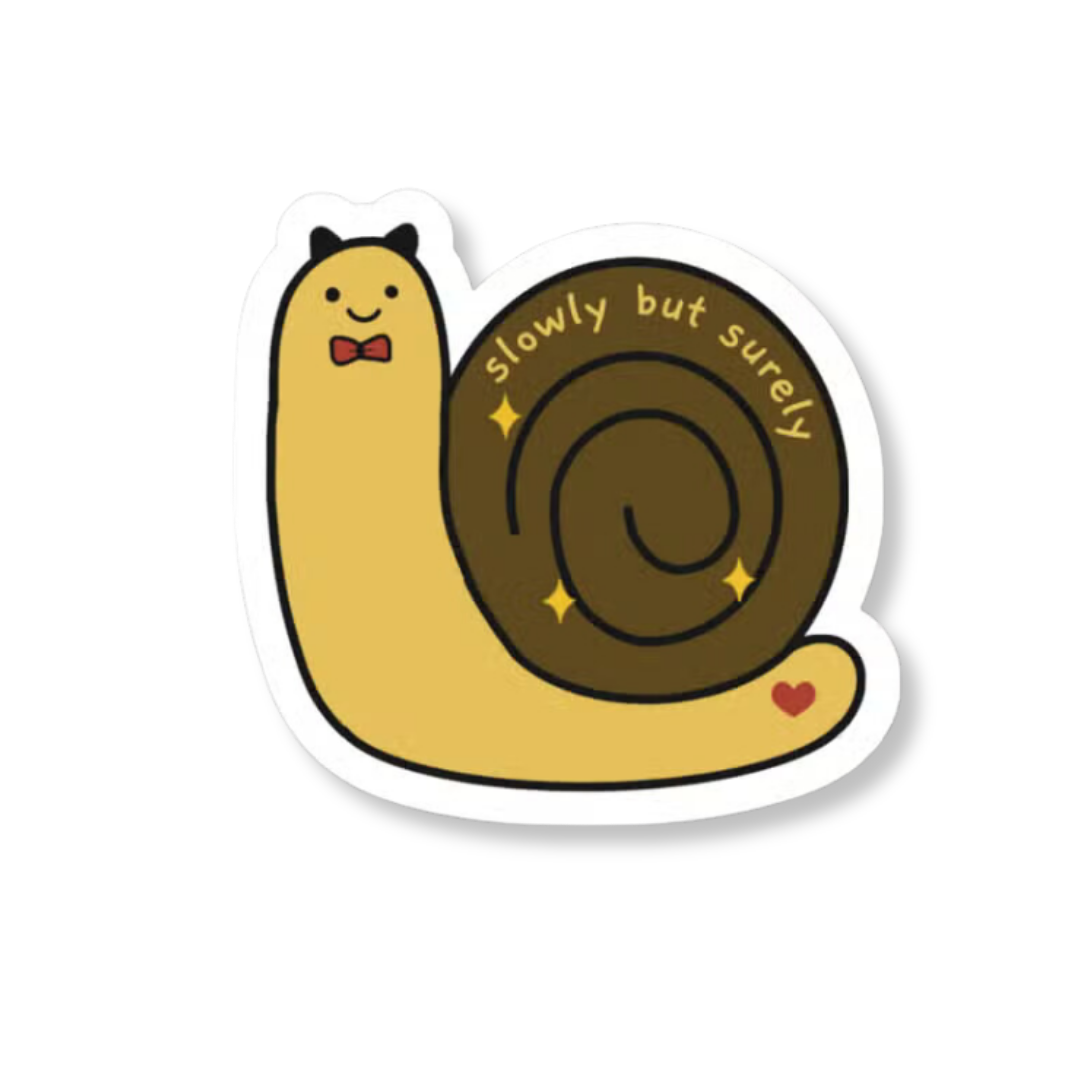 Slowly But Surely Snail STiCKER