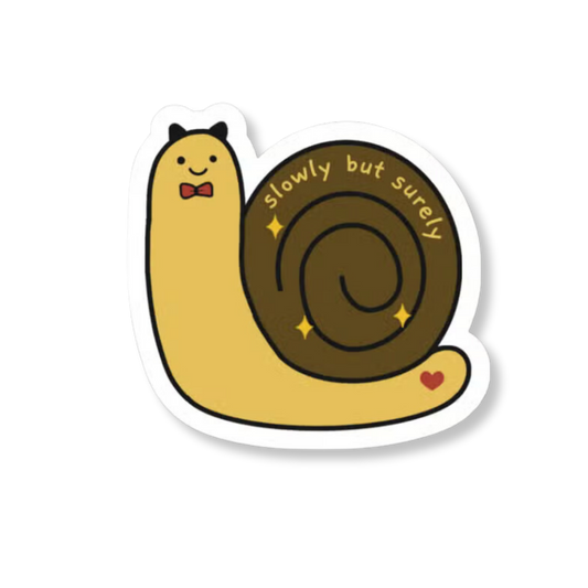 Slowly But Surely Snail STiCKER