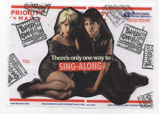 There's only one way to sing-along COLLAGE STiCKER by Taped Off TV