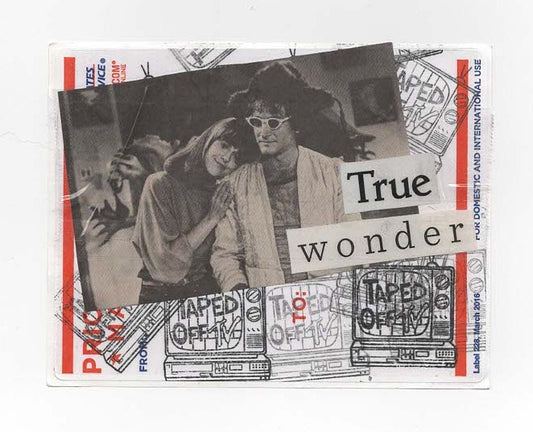 True Wonder COLLAGE STiCKER by Taped Off TV ( Mork and Mindy )