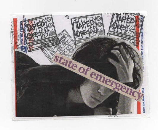 state of emergency COLLAGE STiCKER by Taped Off TV ( Patti Smith )