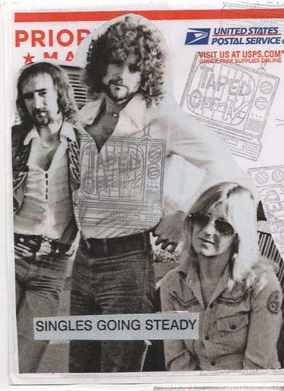 Singles Going Steady COLLAGE STiCKER by Taped Off TV ( Fleetwood Mac )