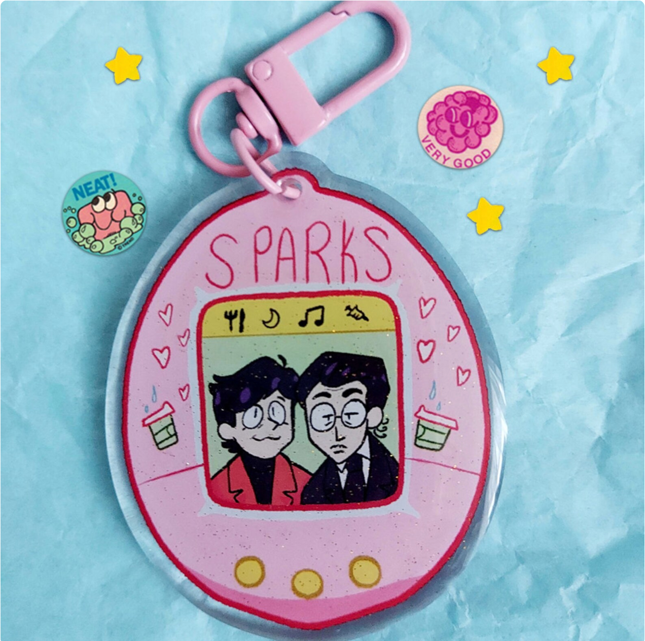 Sparks Acrylic KEYCHAIN