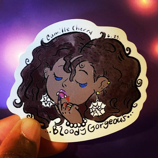 Bloody Gorgeous STiCKER by Camille Cherry