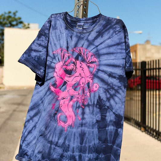 Blue Monster Bloodbath Tie-dyed T-SHiRT by Monster Bloodbath