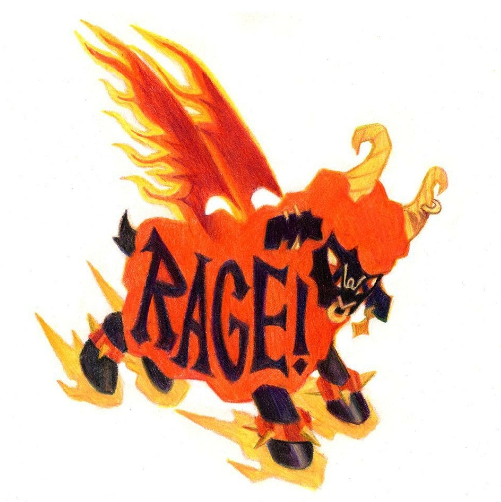 Rage STICKER