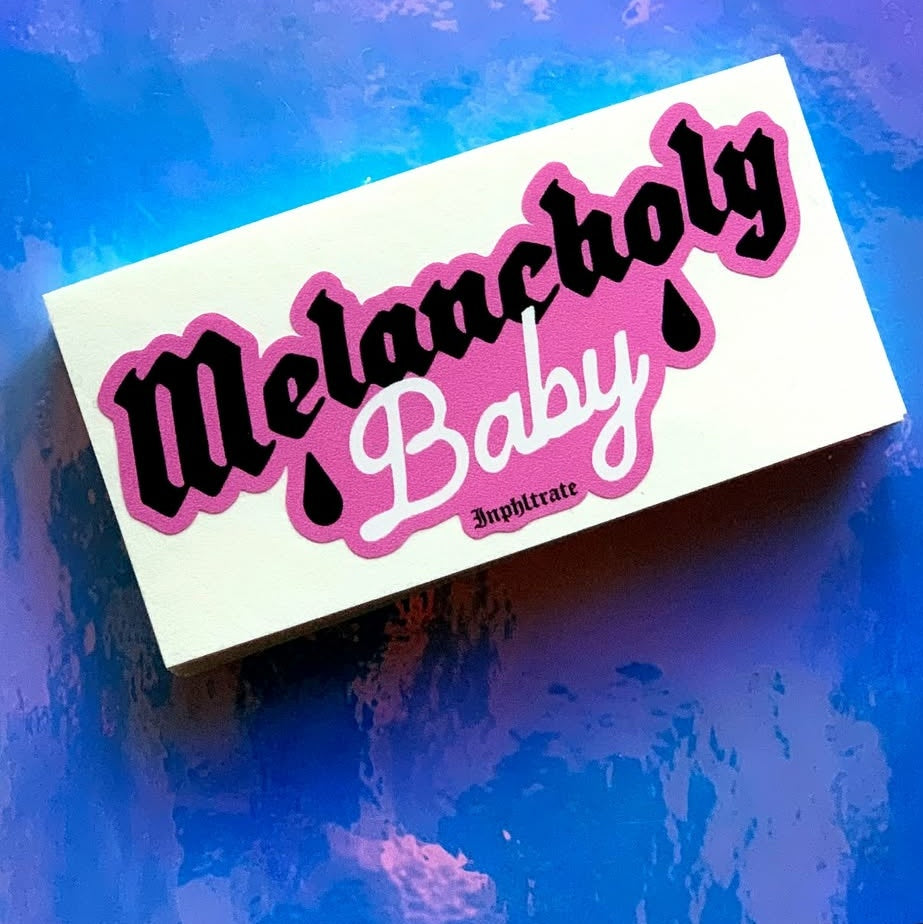 Melancholy Baby STiCKER by Inphltrate