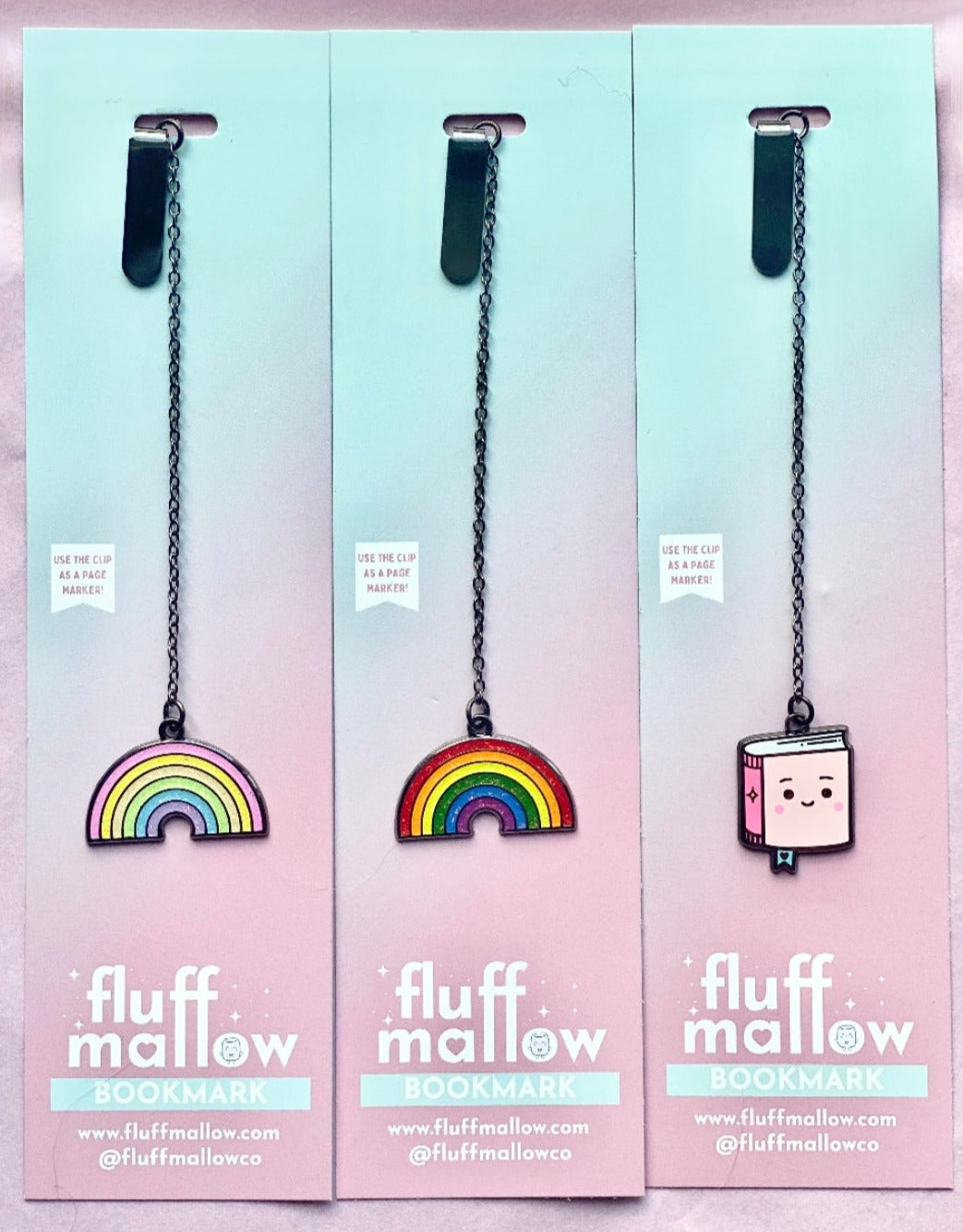 Fluffmallow Cute Chained BOOKMARKS