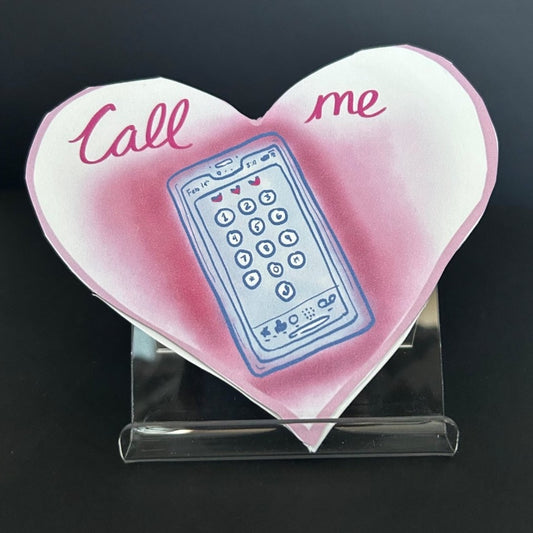 Call Me GREETING CARD by @agcarol.illustrations