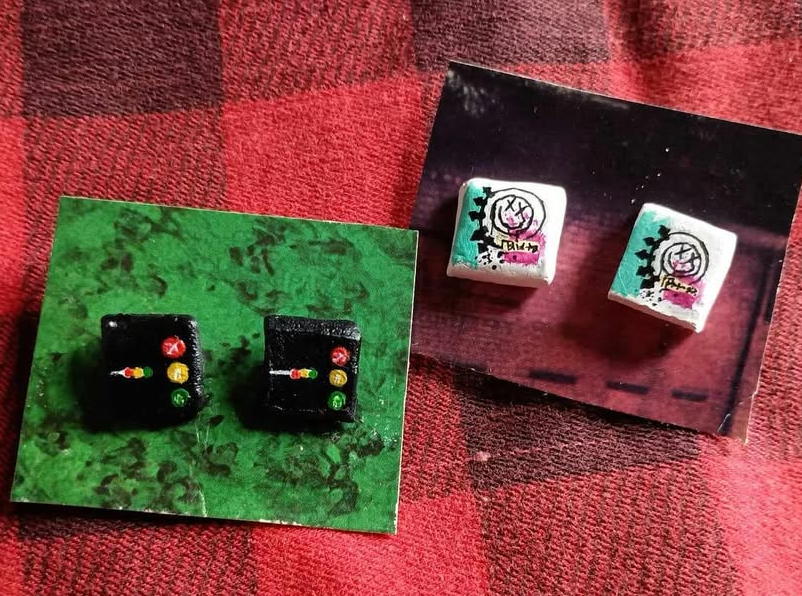 Blink Covers Clay Post EARRINGS