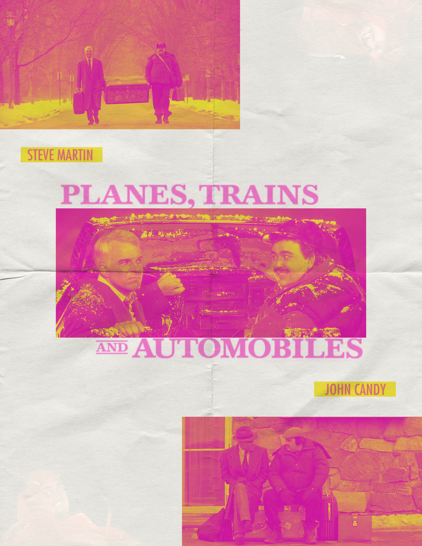 Planes, Trains and Automobiles Parody Poster MAGNET