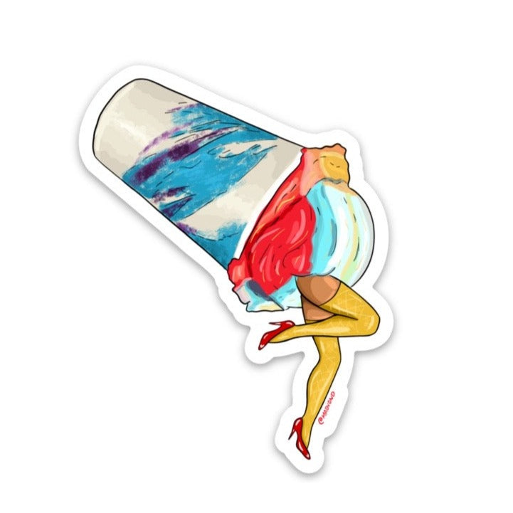 Water Ice with Legs STICKER