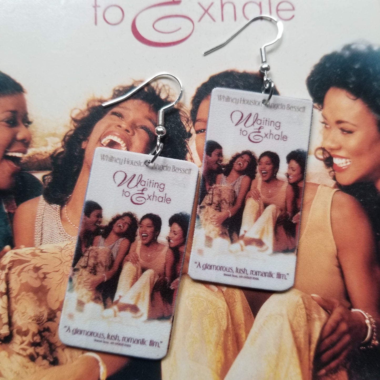 Waiting To Exhale VHS Cover EARRINGS