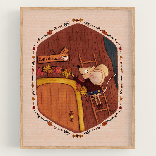 Coffee House Mouse PRINT