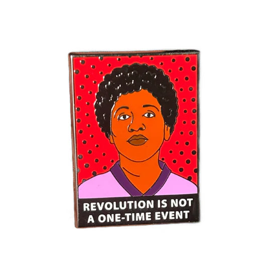 Audre Lorde Revolution is Not a one-time Event ENAMEL PiN