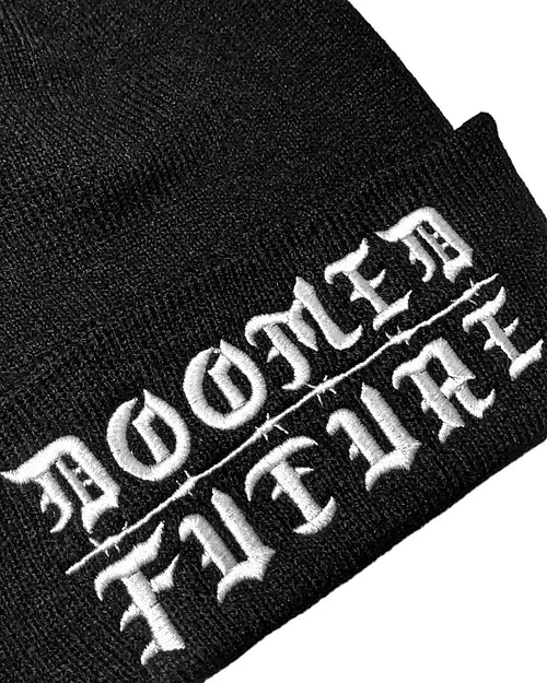 DF Embroidered BEANiE by Doomed Future