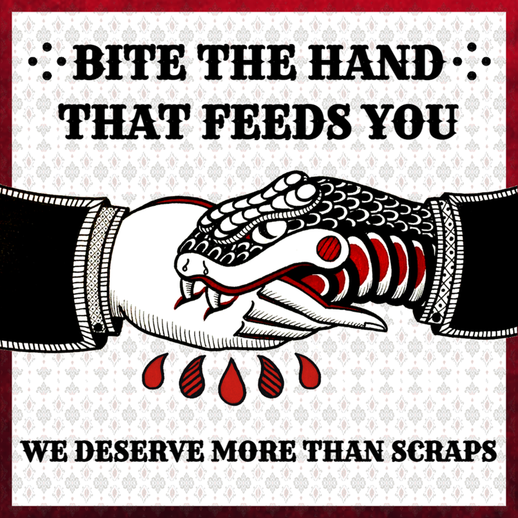 Bite The Hand That Feeds You PRiNT by Payal Kumar